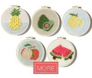  Charming Landscape Punch Needle Kit - Easy Embroidery with Soft Yarn for Home Decor -  ToylandEU™