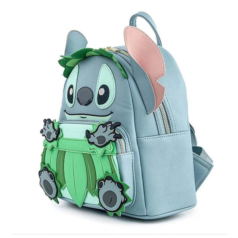 Charming Lilo And Stitch Mini Backpack Purse With Springtime Daisy Snow Cone Theme For Cosplay Date Night And Travel - ToylandEU