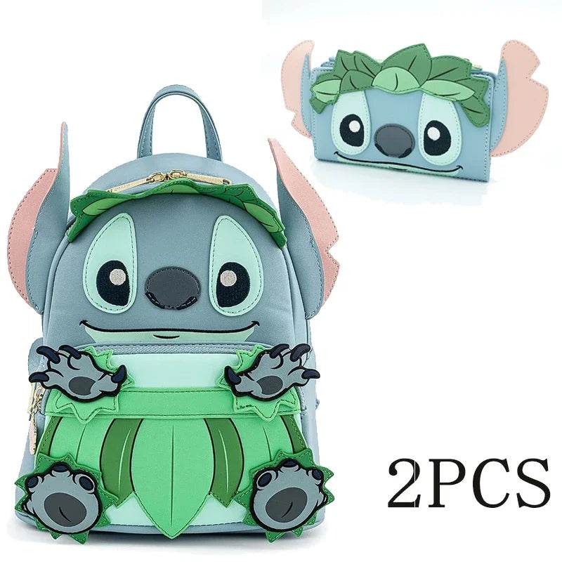 Charming Lilo And Stitch Mini Backpack Purse With Springtime Daisy Snow Cone Theme For Cosplay Date Night And Travel - ToylandEU