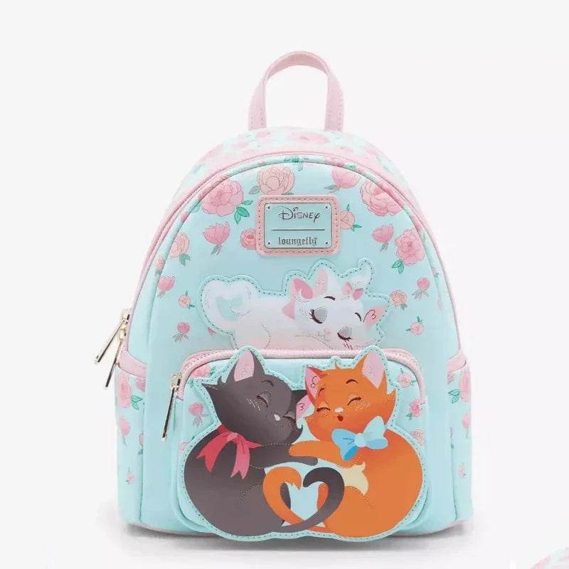 Charming Mini Backpack Sleeping Marie Aristocats Design For Unisex Disney Fans And Everyday School Use - ToylandEU