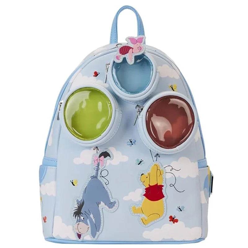 Charming Mini Backpack With Floating Balloons Winnie The Pooh And Friends Theme For Teens And Adults - ToylandEU