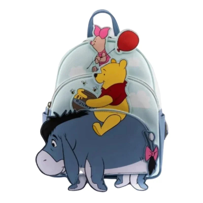 Charming Mini Backpack With Floating Balloons Winnie The Pooh And Friends Theme For Teens And Adults - ToylandEU