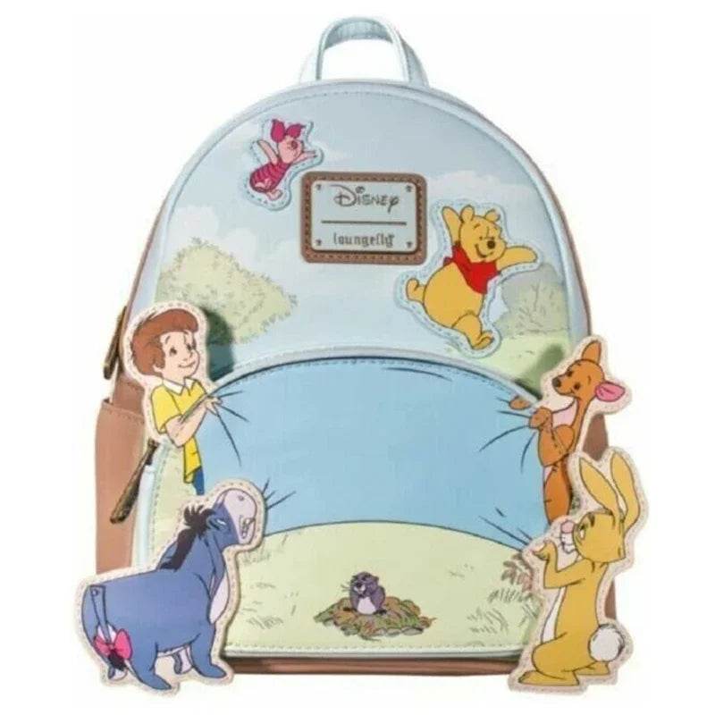 Charming Mini Backpack With Floating Balloons Winnie The Pooh And Friends Theme For Teens And Adults - ToylandEU