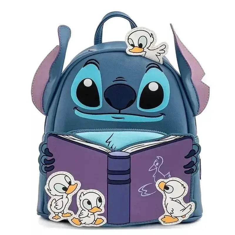 Charming Mini Backpack With Stitch Cartoon Print For Women - ToylandEU