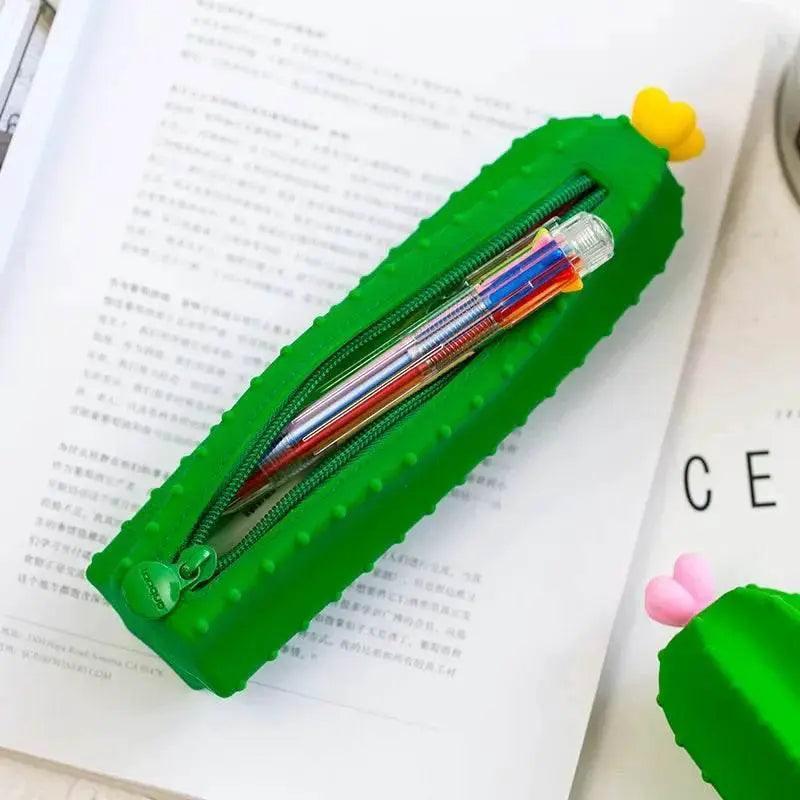  Charming Pencil Case 21cm Silicone Cactus Toyland EU -  ToylandEU™
