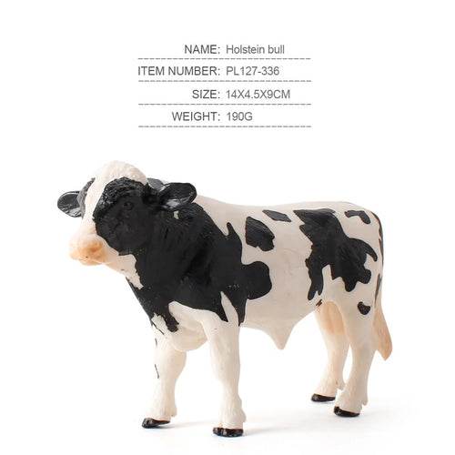 Charming Ranch Animal Figurines Set - Realistic Cattle & Poultry Models - ToylandEU