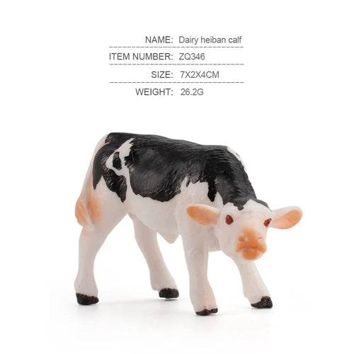 Charming Ranch Animal Figurines Set - Realistic Cattle & Poultry Models - ToylandEU