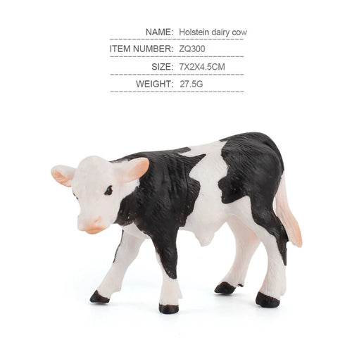 Charming Ranch Animal Figurines Set - Realistic Cattle & Poultry Models - ToylandEU