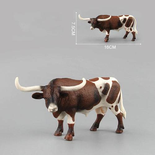 Charming Ranch Animal Figurines Set - Realistic Cattle & Poultry Models - ToylandEU
