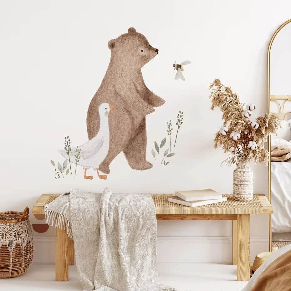 Charming Wall Stickers 3D Removable Ducks Stars Kids Room - ToylandEU