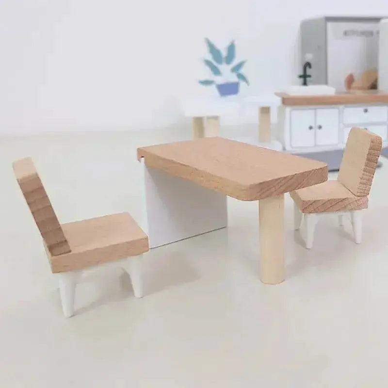  Charming Wooden Dollhouse Furniture Set for Kids Toyland EU -  ToylandEU™