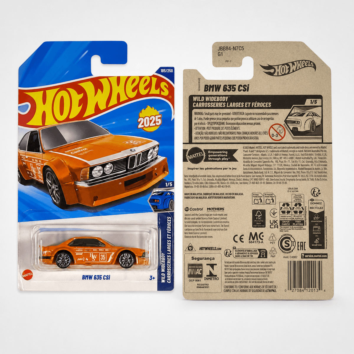 Hot Wheels BMW 635 CSi | Die-Cast Toy Car