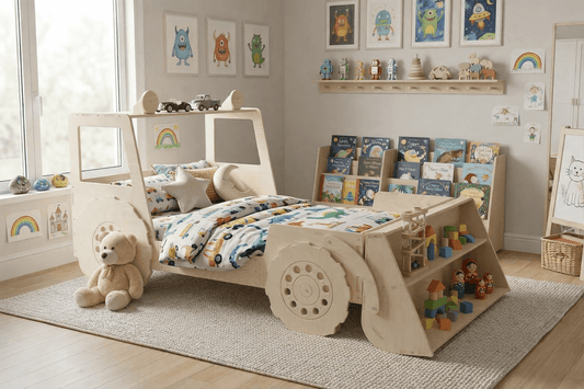 Platform Bed Frame | Slotted Finger Joint Construction | Baltic Birch Plywood