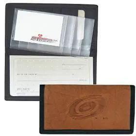  Carolina Hurricanes Leather Checkbook Cover Embossed Logo -  ToylandEU™