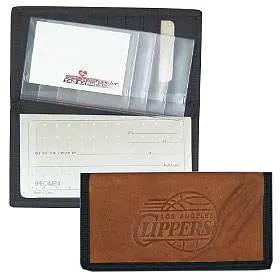  Los Angeles Clippers Checkbook Cover Leather Embossed CO -  ToylandEU™