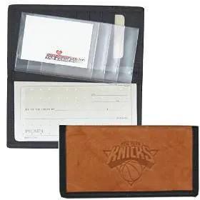  New York Knicks Leather Checkbook Cover Embossed Logo -  ToylandEU™