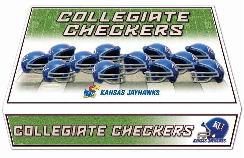  Kansas Jayhawks Checker Set With Football Helmet Pieces -  ToylandEU™