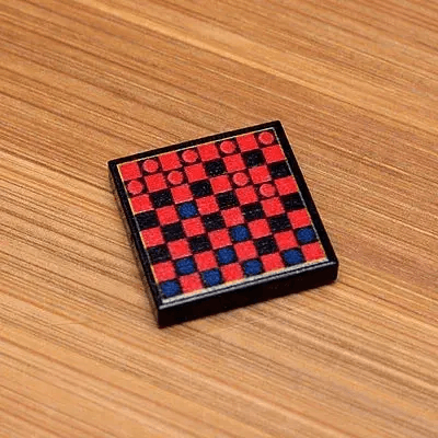 LEGO Checkers Tile 2x2 Custom Printed For Collectors - ToylandEU