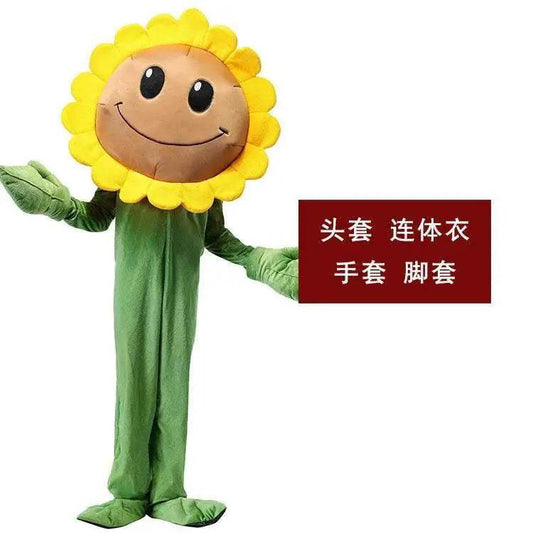 Cheerful Sunflower Kids Costume - Plant vs. Zombie Halloween Costume - ToylandEU