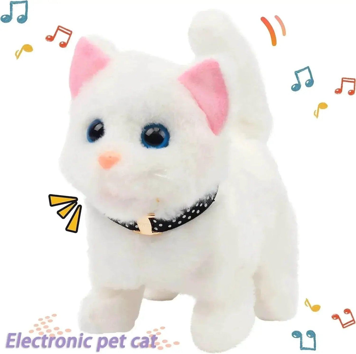  Cheerful Walking Kitty Plush Meowing Toy Toyland EU -  ToylandEU™
