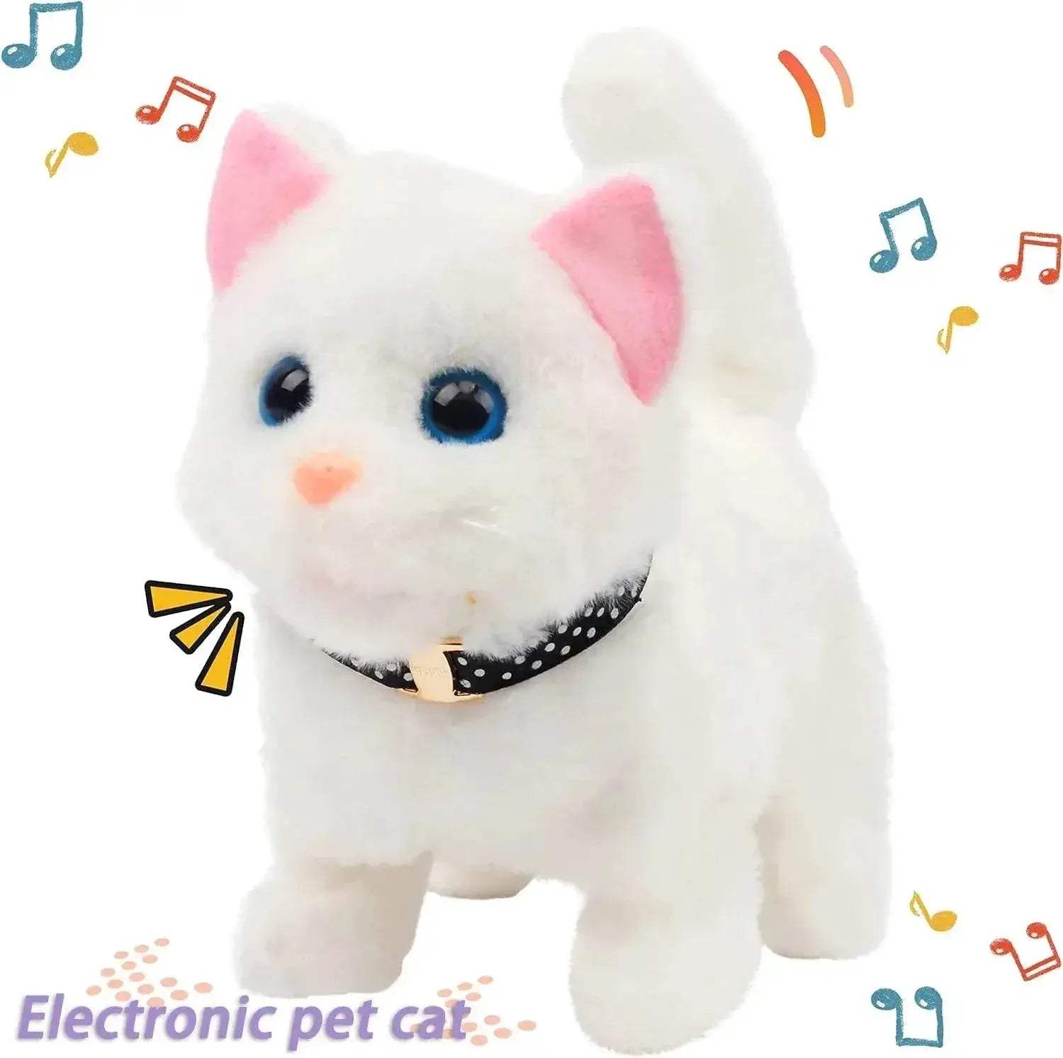  Cheerful Walking Kitty Plush Meowing Toy Toyland EU -  ToylandEU™