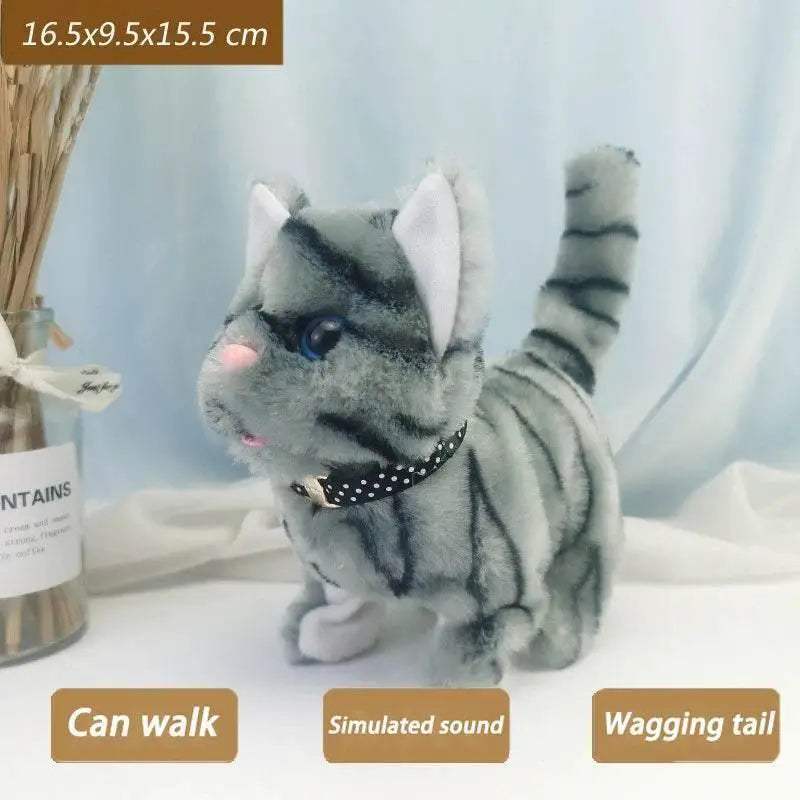  Cheerful Walking Kitty Plush Meowing Toy Toyland EU -  ToylandEU™