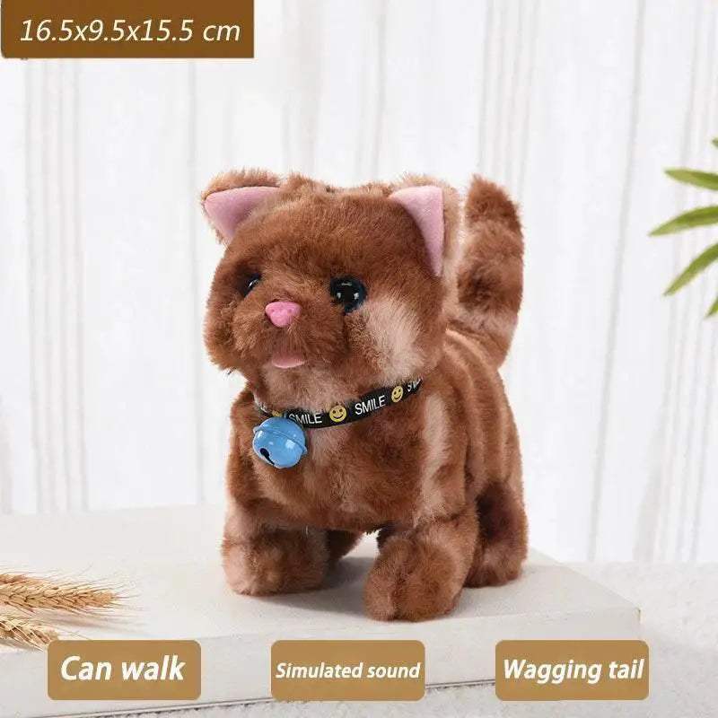  Cheerful Walking Kitty Plush Meowing Toy Toyland EU -  ToylandEU™