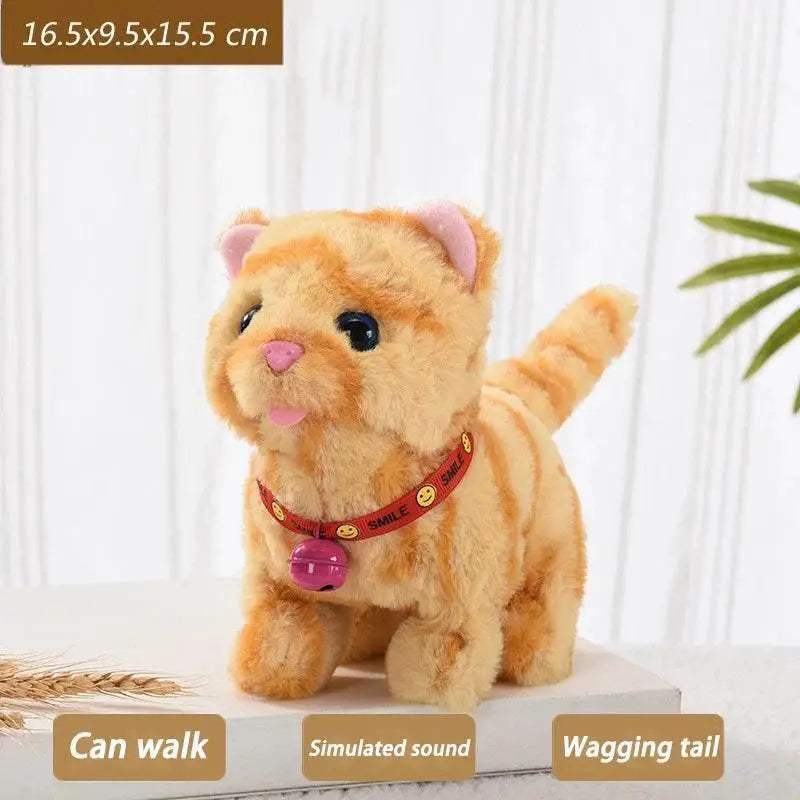  Cheerful Walking Kitty Plush Meowing Toy Toyland EU -  ToylandEU™
