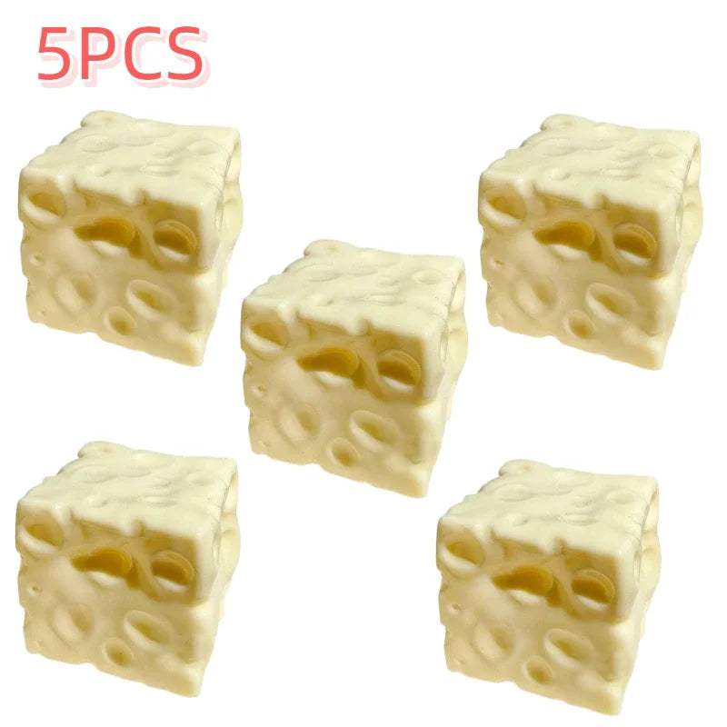 Cheese Cube Stress Ball | Shapeable Squishy Fidget | Toylandeu™