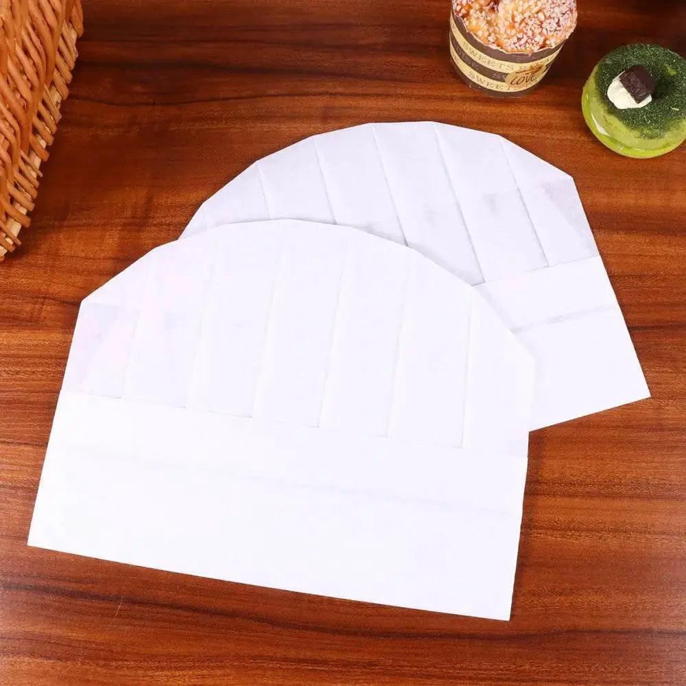  20 Pieces Children Disposable Chef Hats for Kids Cooking and Baking Costumes Restaurant Kitchen Headgear -  ToylandEU™