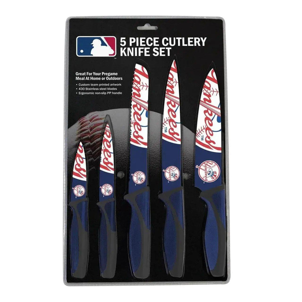  New York Yankees Kitchen Knife Set 5 Pack For Home Use -  ToylandEU™