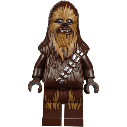 Chewbacca Figure, Star Wars Collectible ABS Plastic, Brown Fur, Brick Form, For Collectors - ToylandEU