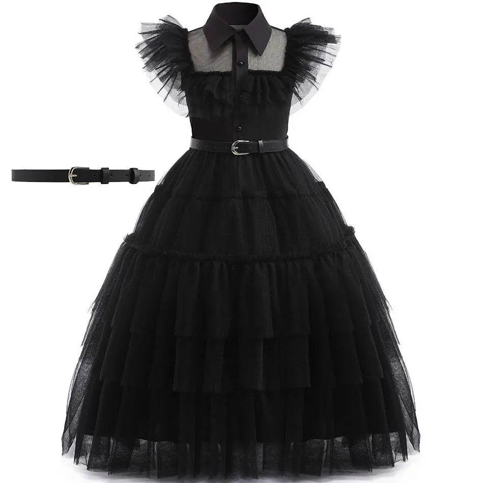 Chic Dress Wednesday Cosplay For Girls Party Costume - ToylandEU