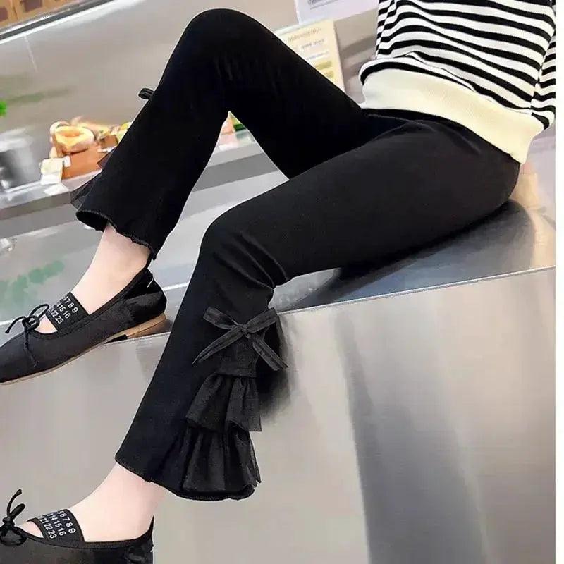  Chic Girls Leggings Bow Knot Decoration Toyland EU -  ToylandEU™
