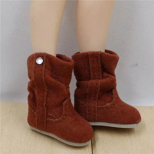 Chic Icy Winter Boots for DBS Blyth Dolls - Fashionable Toy Footwear - ToylandEU