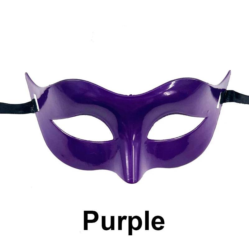 Chic Masquerade Mask For Adults Half Face Black White Retro - ToylandEU