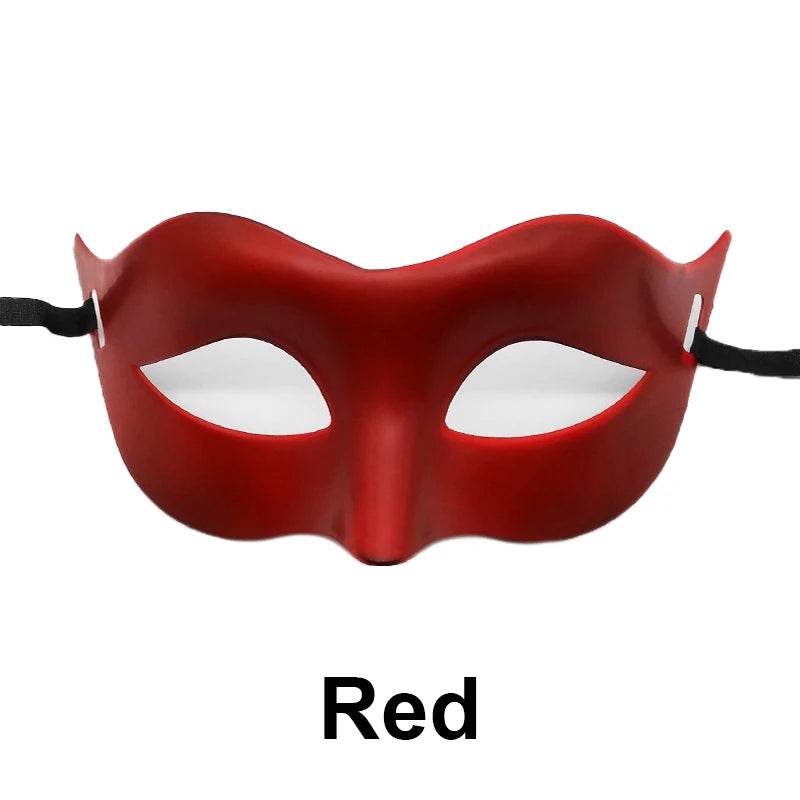 Chic Masquerade Mask For Adults Half Face Black White Retro - ToylandEU