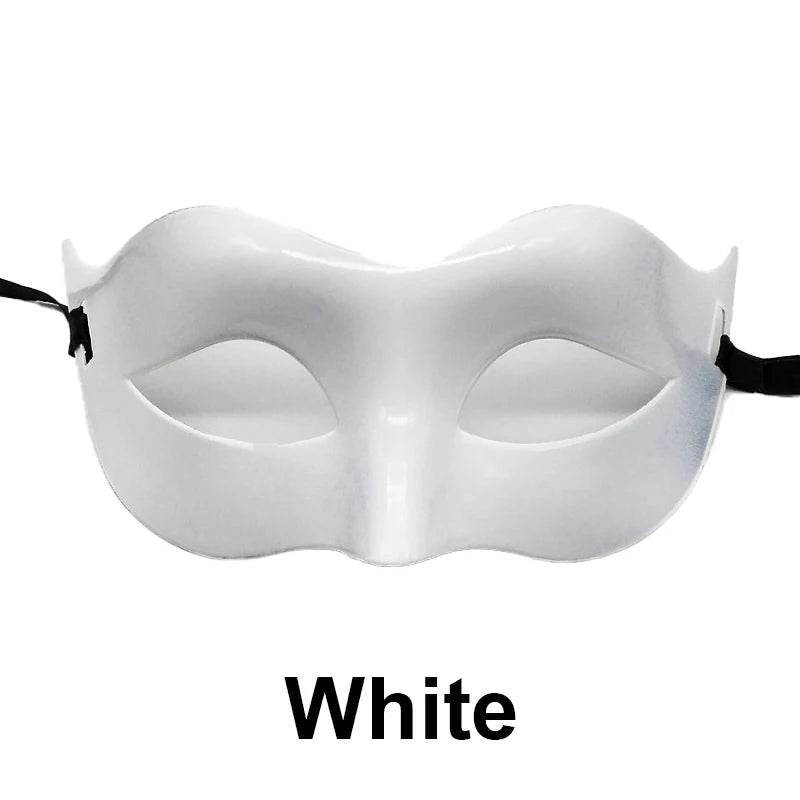Chic Masquerade Mask For Adults Half Face Black White Retro - ToylandEU