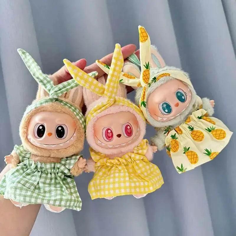  Chic Pineapple Sweater 17CM Labubu Outfit Toyland EU -  ToylandEU™
