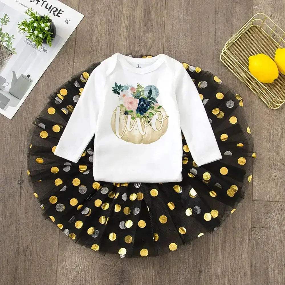  Chic Pumpkin Dress Set Sequined Outfit Toyland EU -  ToylandEU™