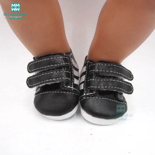 Chic Wool Boots and Sports Shoes for 43cm Dolls - Trendy Mini Styles - ToylandEU