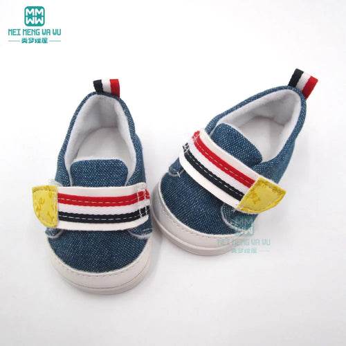 Chic Wool Boots and Sports Shoes for 43cm Dolls - Trendy Mini Styles - ToylandEU