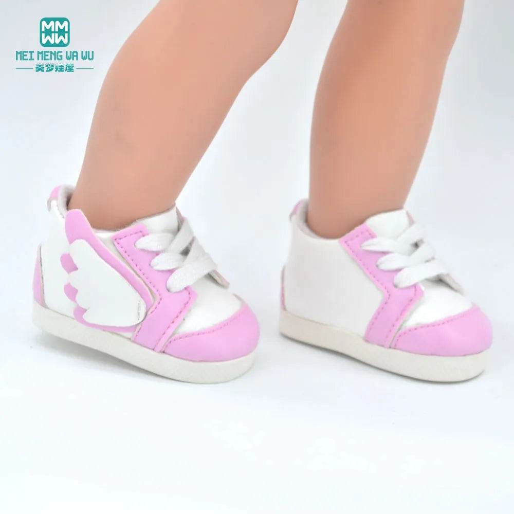 Chic Wool Boots and Sports Shoes for 43cm Dolls - Trendy Mini Styles - ToylandEU