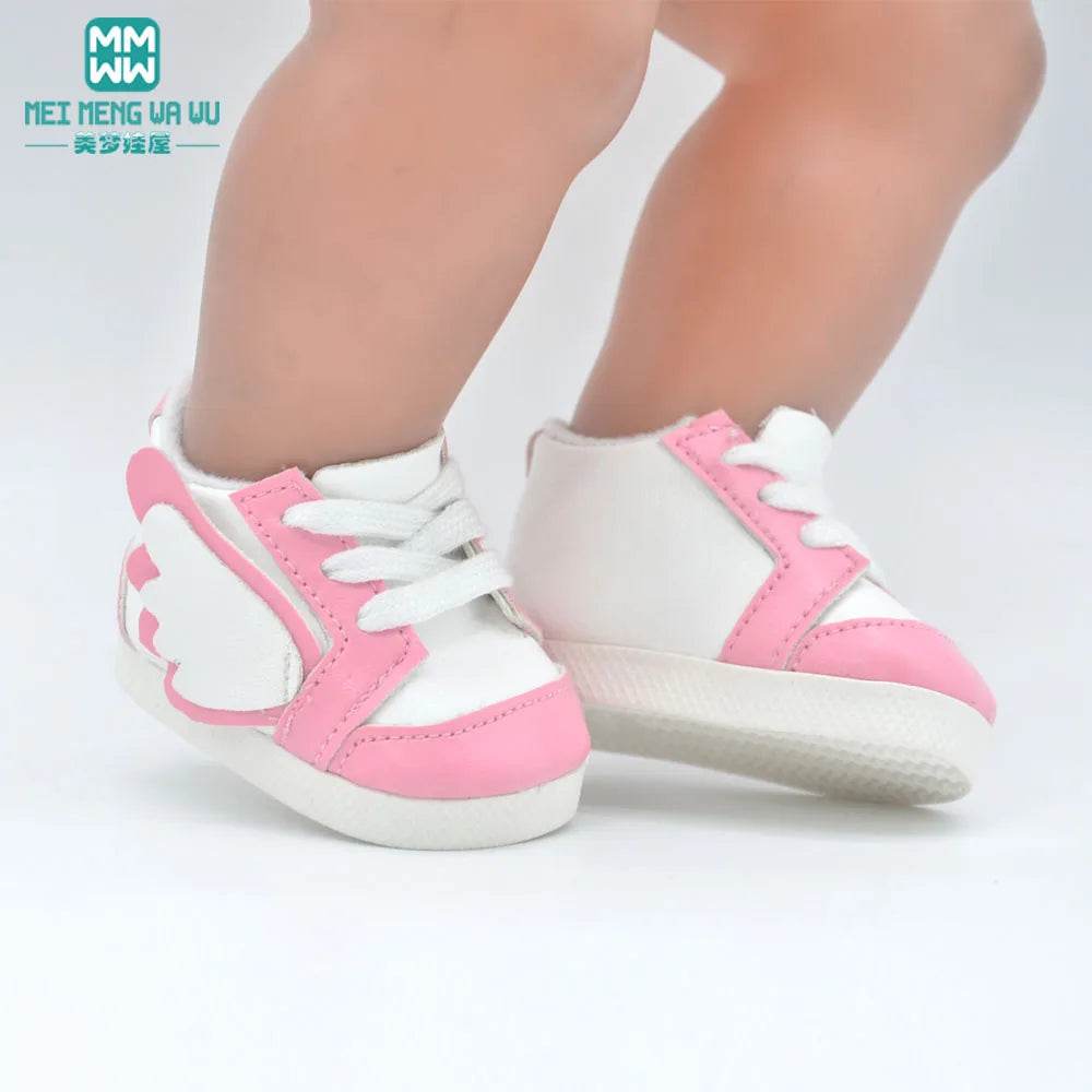Chic Wool Boots and Sports Shoes for 43cm Dolls - Trendy Mini Styles - ToylandEU