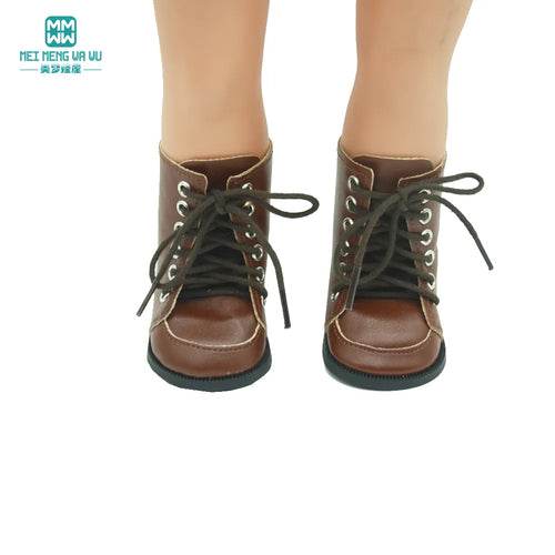 Chic Wool Boots and Sports Shoes for 43cm Dolls - Trendy Mini Styles - ToylandEU