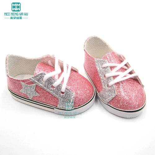 Chic Wool Boots and Sports Shoes for 43cm Dolls - Trendy Mini Styles - ToylandEU