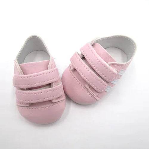 Chic Wool Boots and Sports Shoes for 43cm Dolls - Trendy Mini Styles - ToylandEU