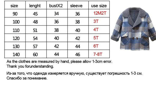Chic Woolen Long Coat for Boys - Stylish & Warm Winter Jacket - ToylandEU