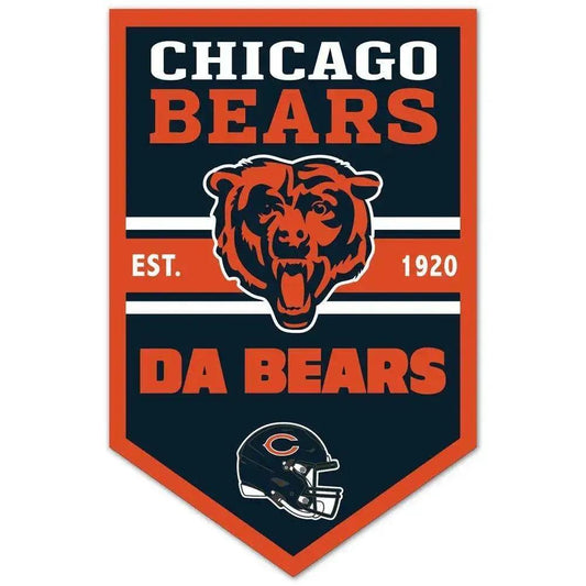  Chicago Bears 11x17 Wood Chevron Sign Wall Decor Fan Cave -  ToylandEU™