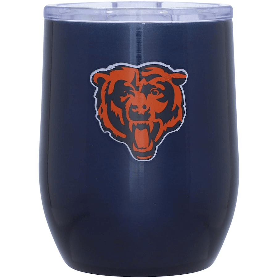 Chicago Bears 16oz Stainless Steel Travel Tumbler Curved - ToylandEU